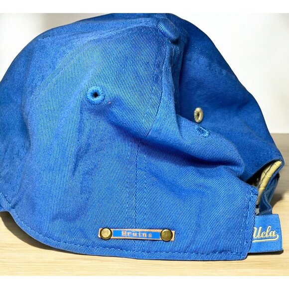 Adidas UCLA Bruins Blue Baseball Cap With Adjustable Strap Vintage look Logo - Picture 8 of 8